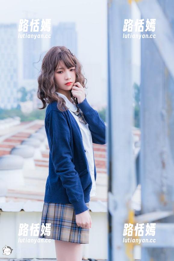 照片如酒，兔玩映画私拍黄昏天台，醉在这浪漫上