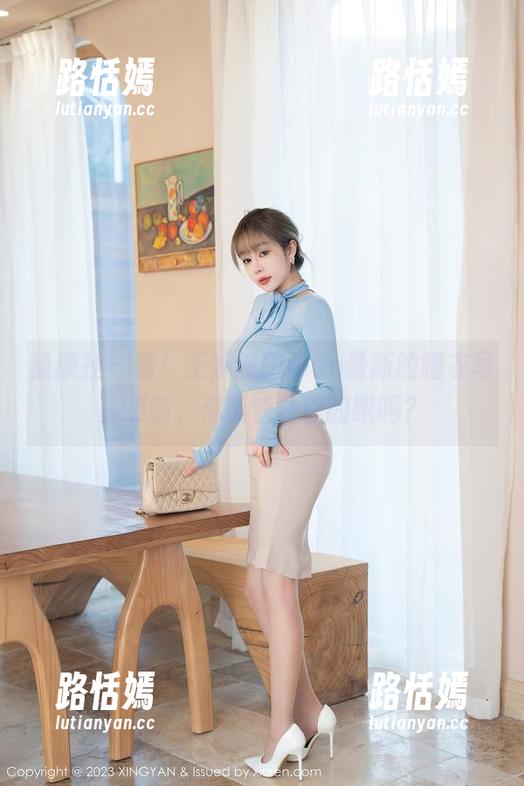 星颜社 - 看！王婉悠Queen最新的睡衣写真更新，你能管住你的眼吗？